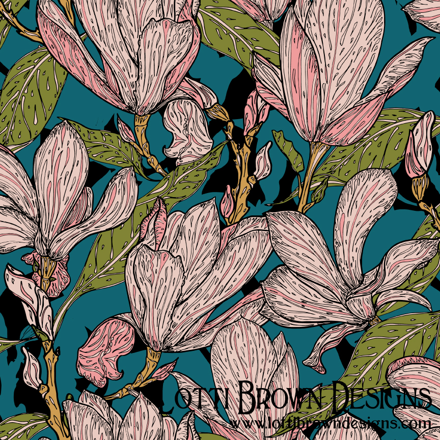 Magnolias pattern