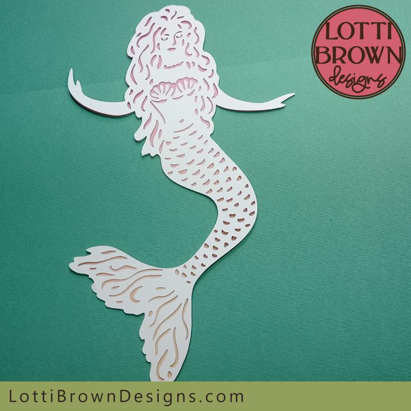 Mermaid #1 SVG file