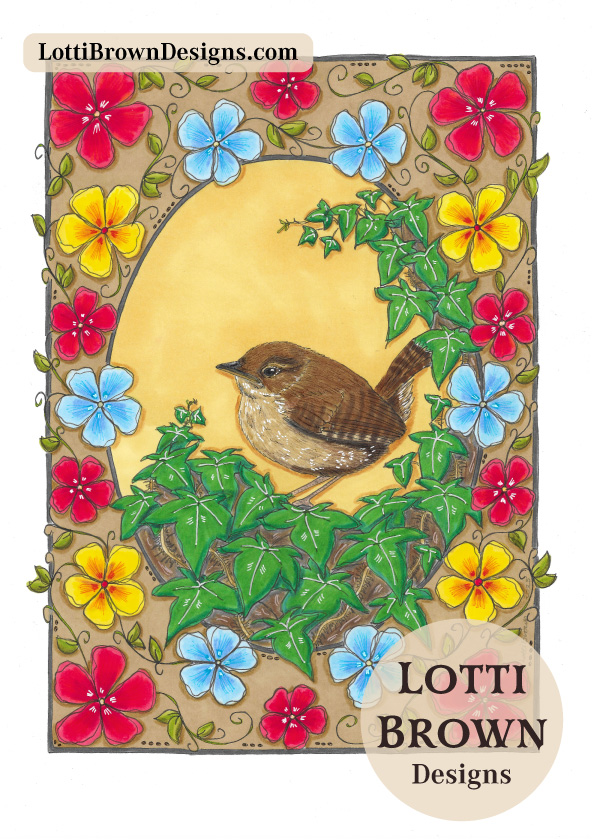 Wren art by Lotti Brown