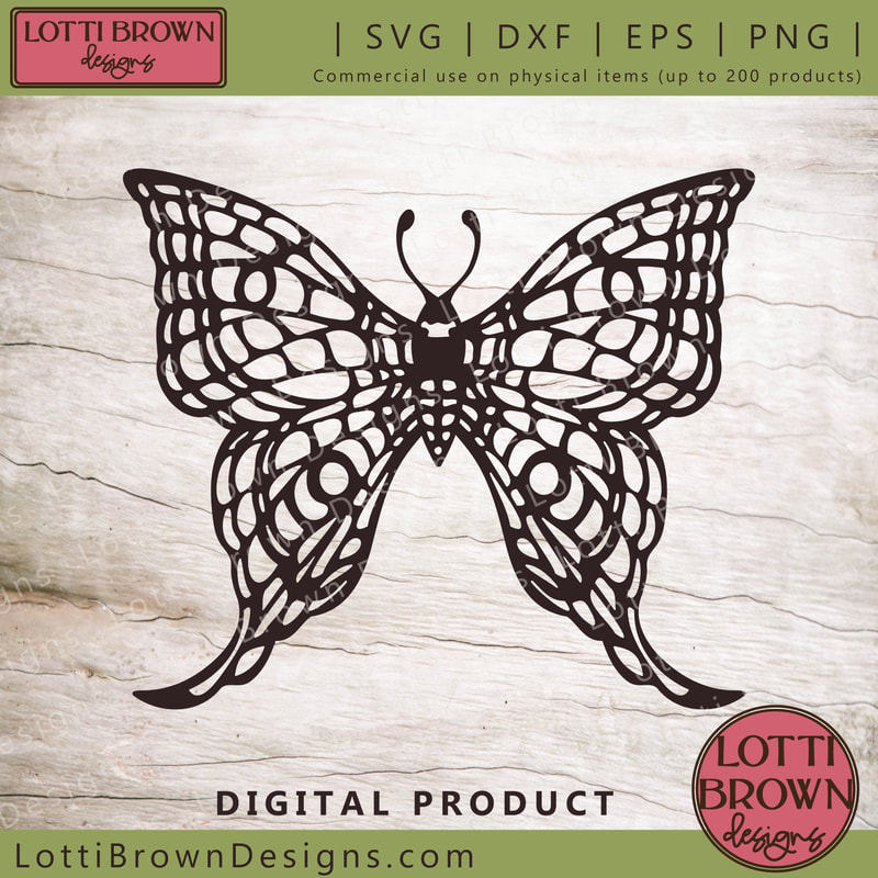Butterfly SVG file 3
