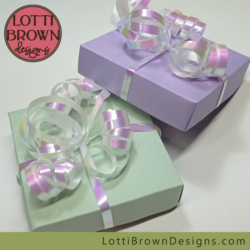 Make with your Cricut - gift box template craft tutorial - pretty cardstock folding box template...