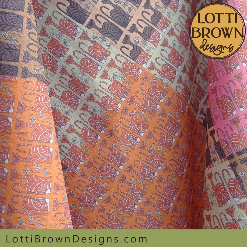 Cats fabric for quilting