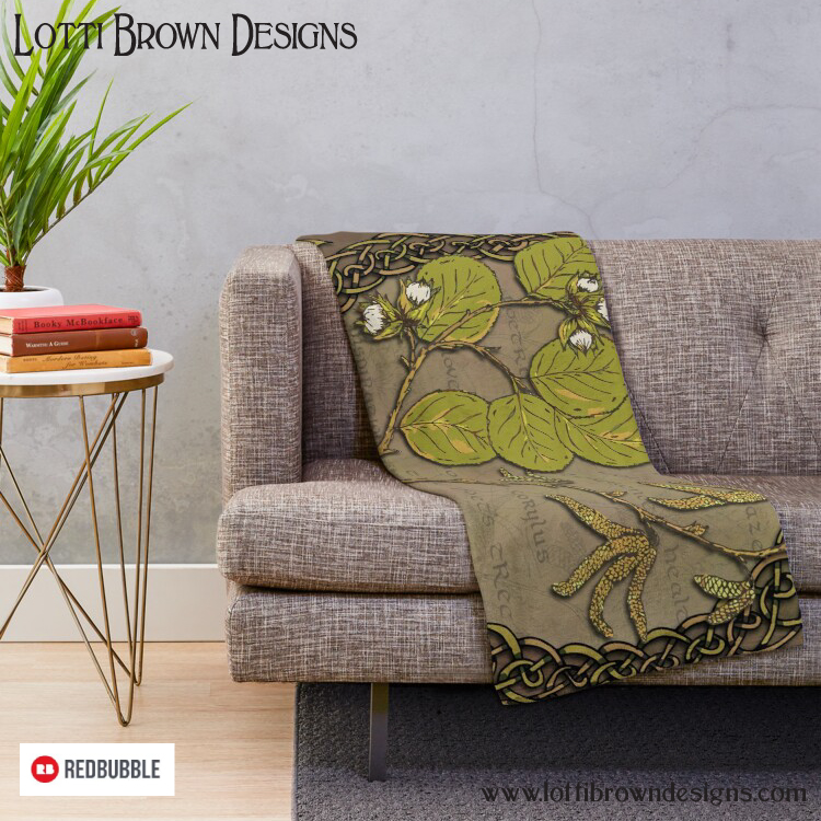 Hazel throw blanket