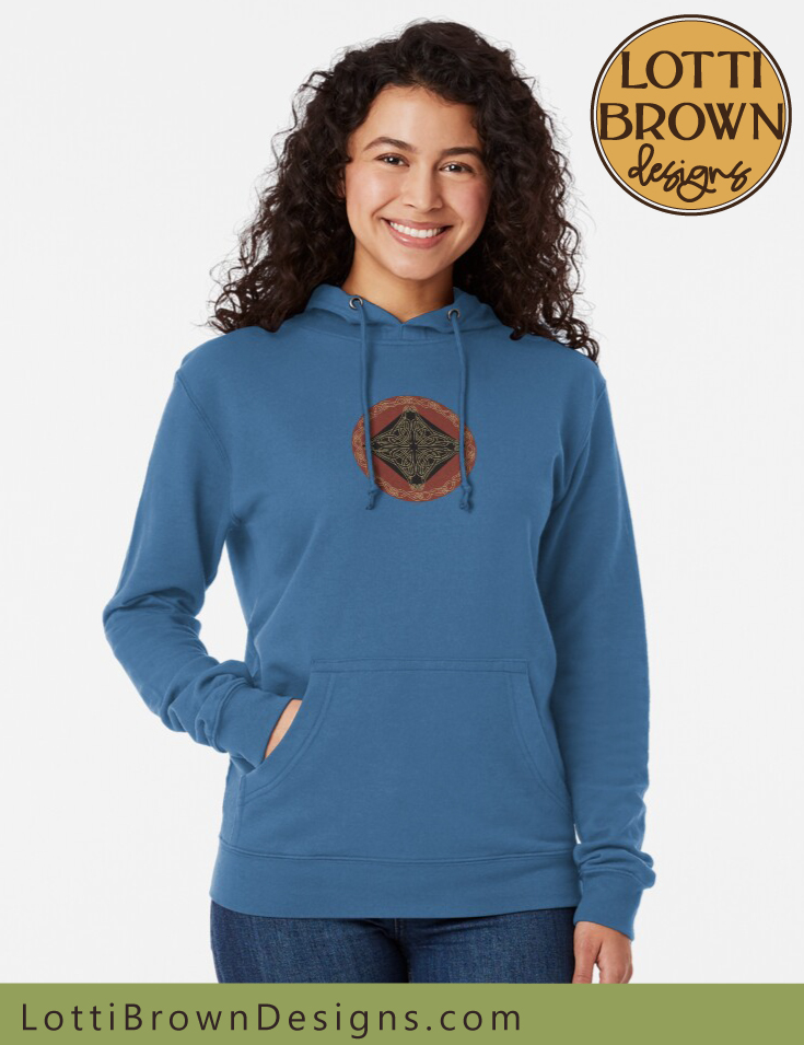 Celtic knotwork unisex hoodie