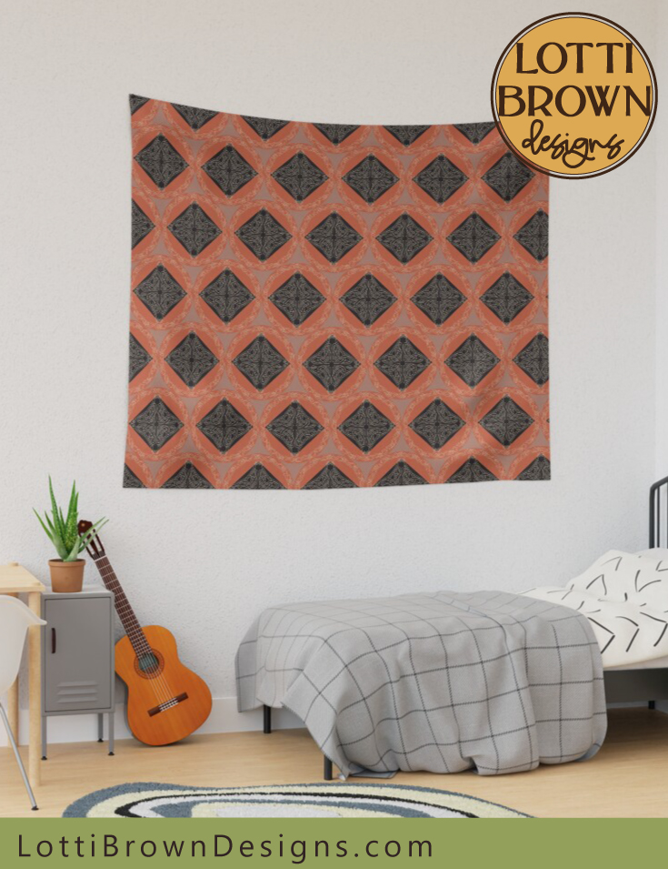 Celtic knotwork wall tapestry