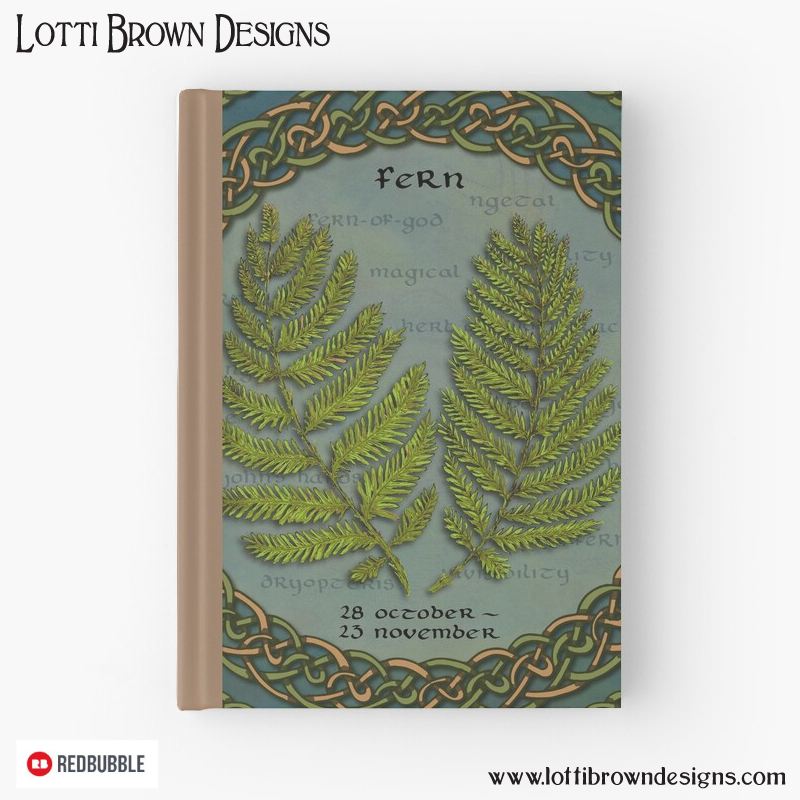 Celtic tree calendar reed/fern journal