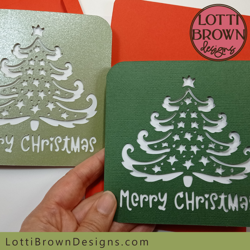 Christmas card templates to make with your Cricut