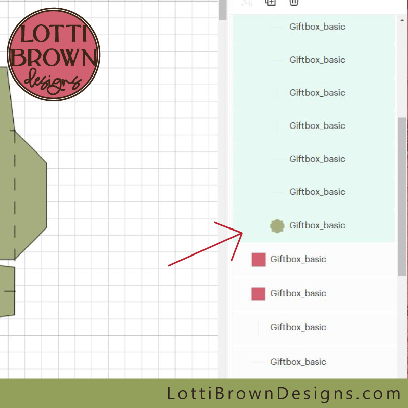 Mini  Box Template Works on Cricut 