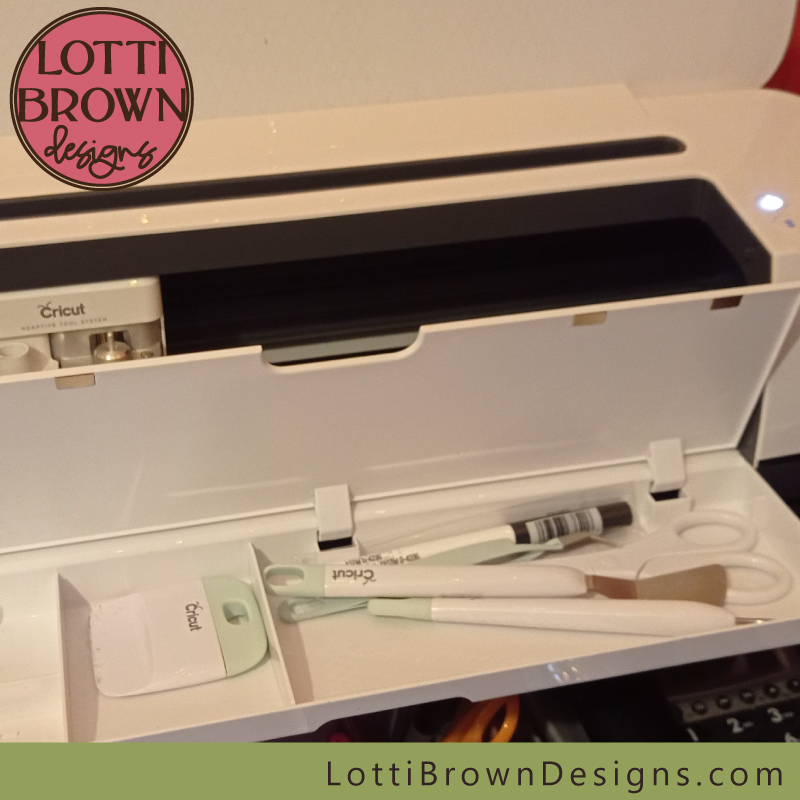 Cricut Maker tool storage