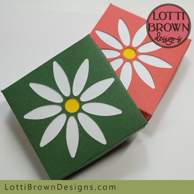Instructions for making your daisy mini gift box