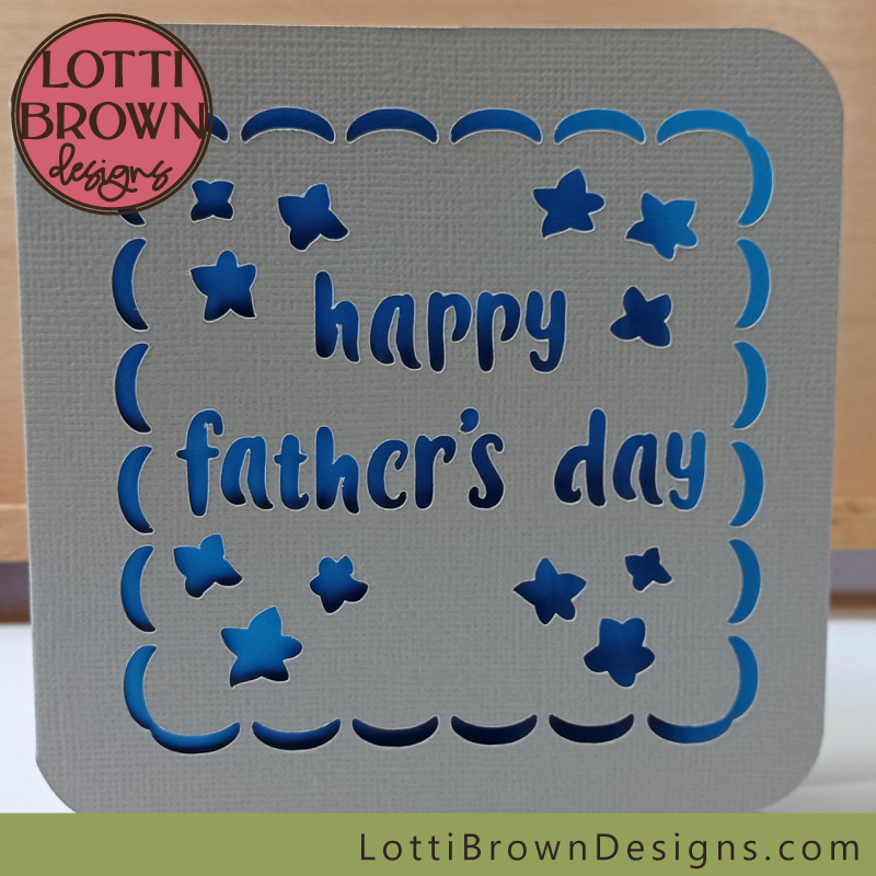 Father's Day Card - Watercolor Circles – Gina B Designs