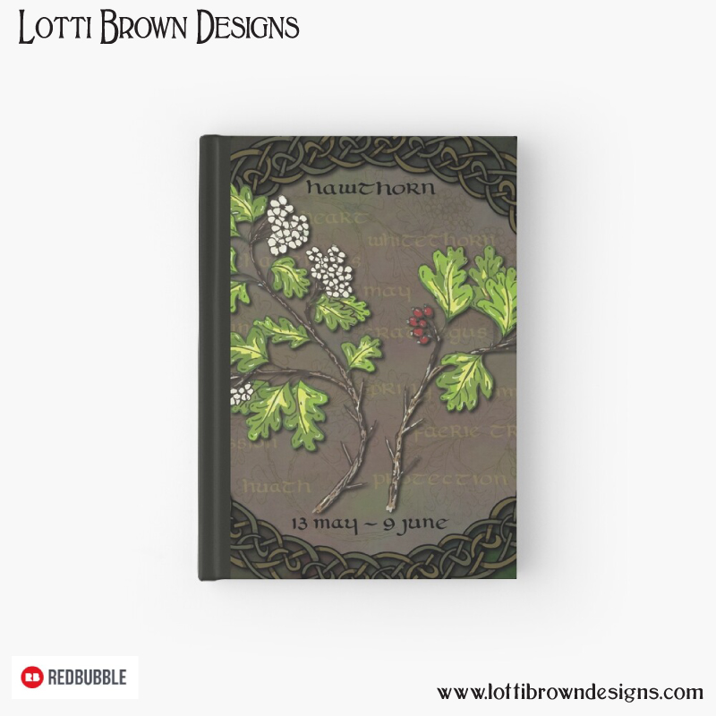 Celtic tree calendar hawthorn journal