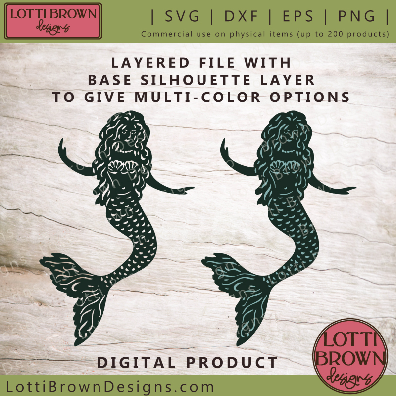 Mermaid SVG design layer options