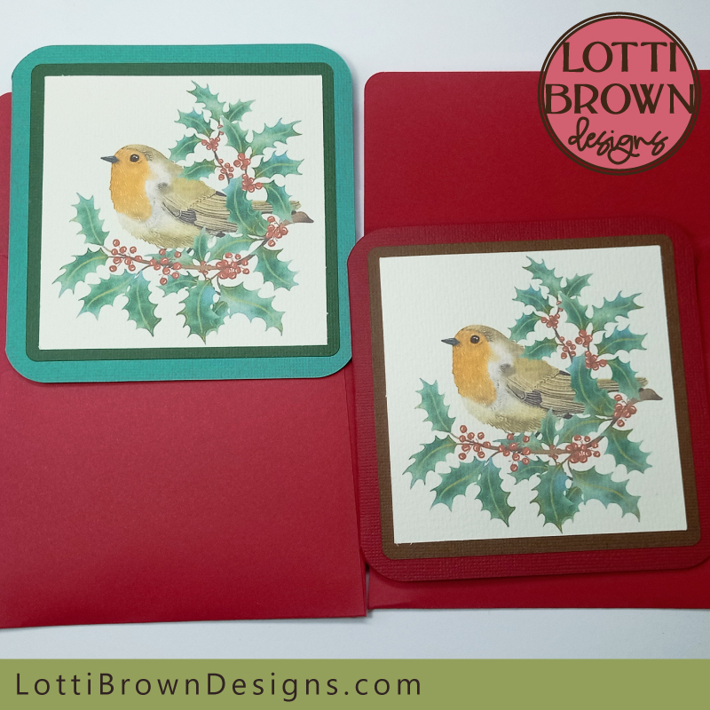 robin print and cut christmas card 07