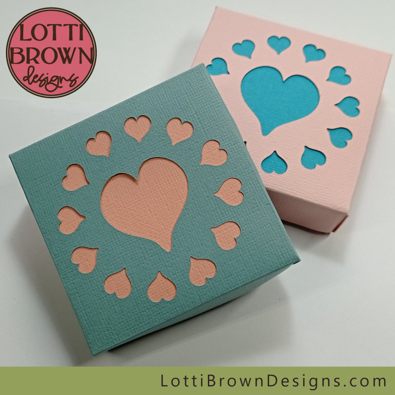 love hearts gift box svg 12