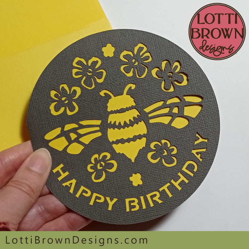 circle bee card 06