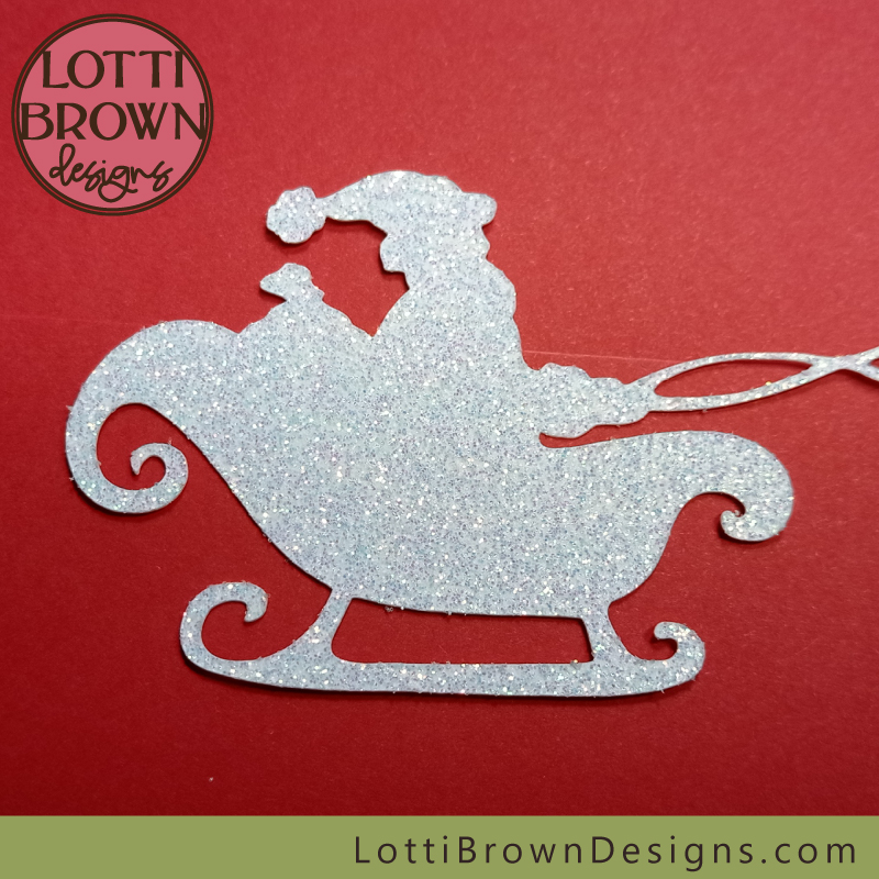 Santa and Sleigh SVG File