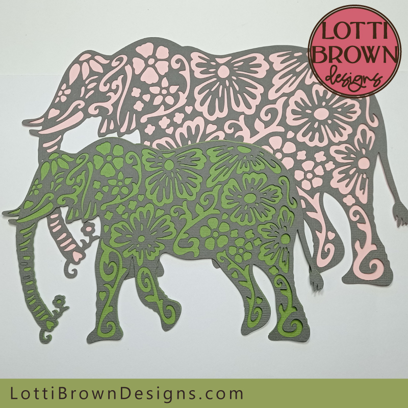 floral elephant svg 09