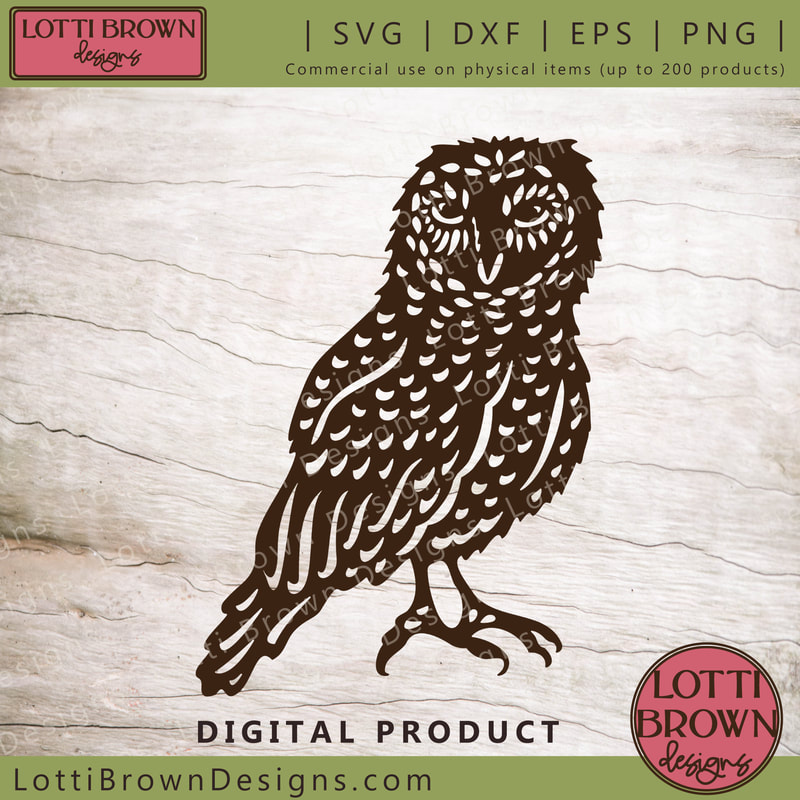 Cute owl SVG files for Cricut and other cutting machines - cardstock papercut projects to inspire you...