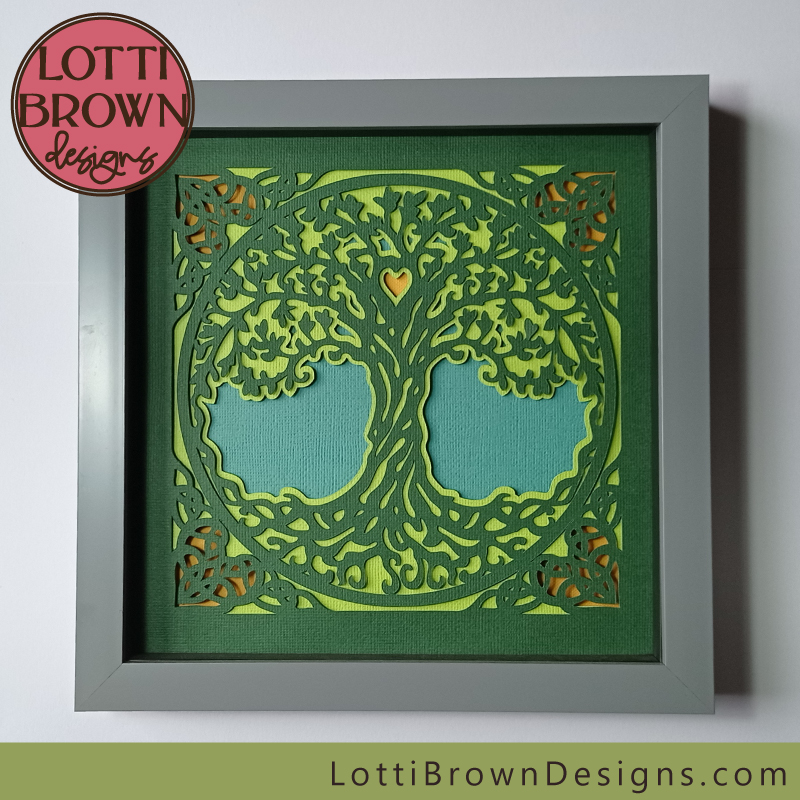 Tree of life shadow box project