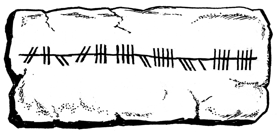 Tree alphabet ogham