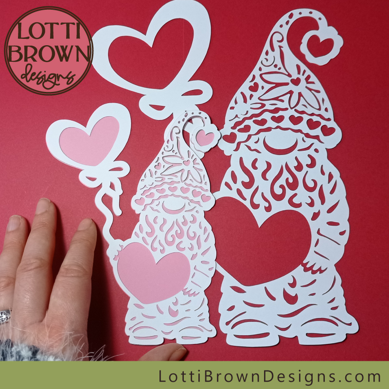 Valentine gnome craft project