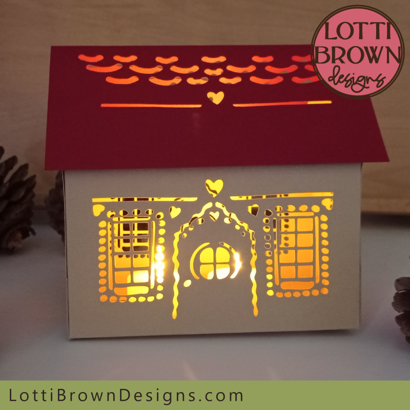 Light-up your gingerbread house for a festive feel