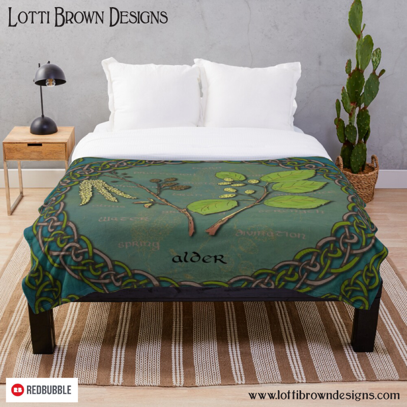 alder bed throw