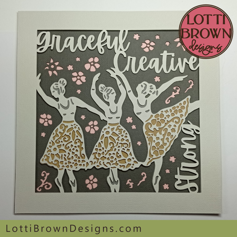 Ballet shadow box project