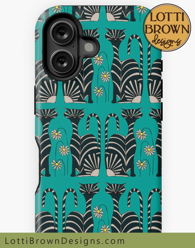 Cat pattern phone cases