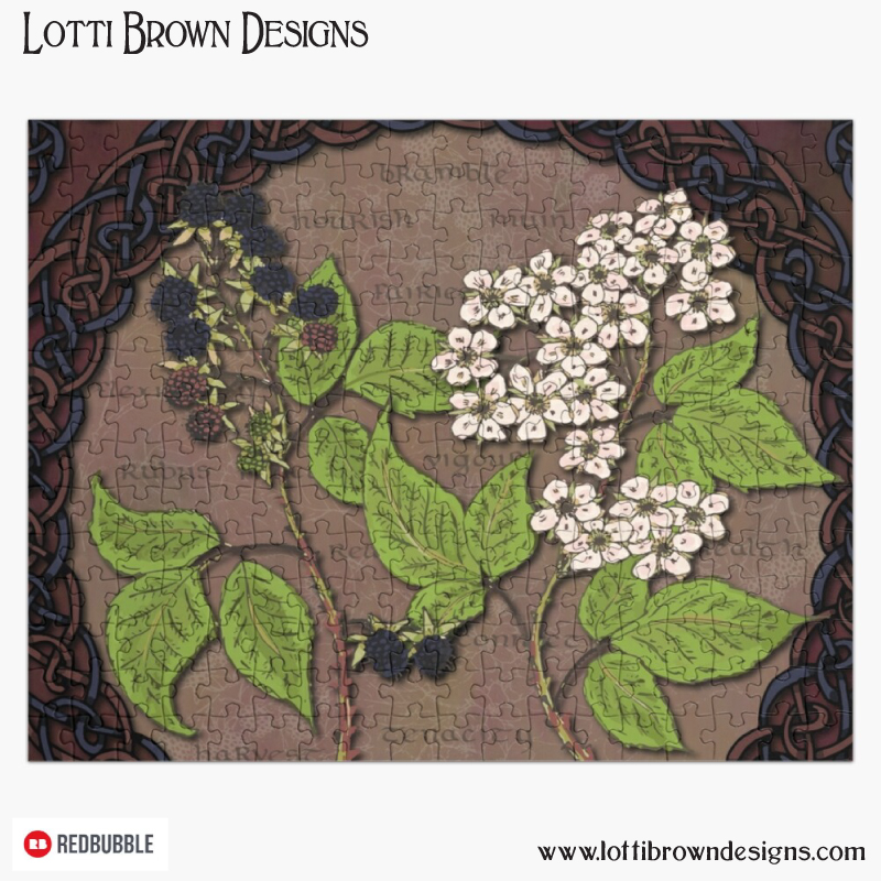 Celtic blackberry jigsaw