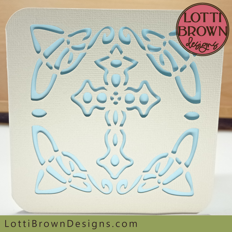 Celtic cross card template