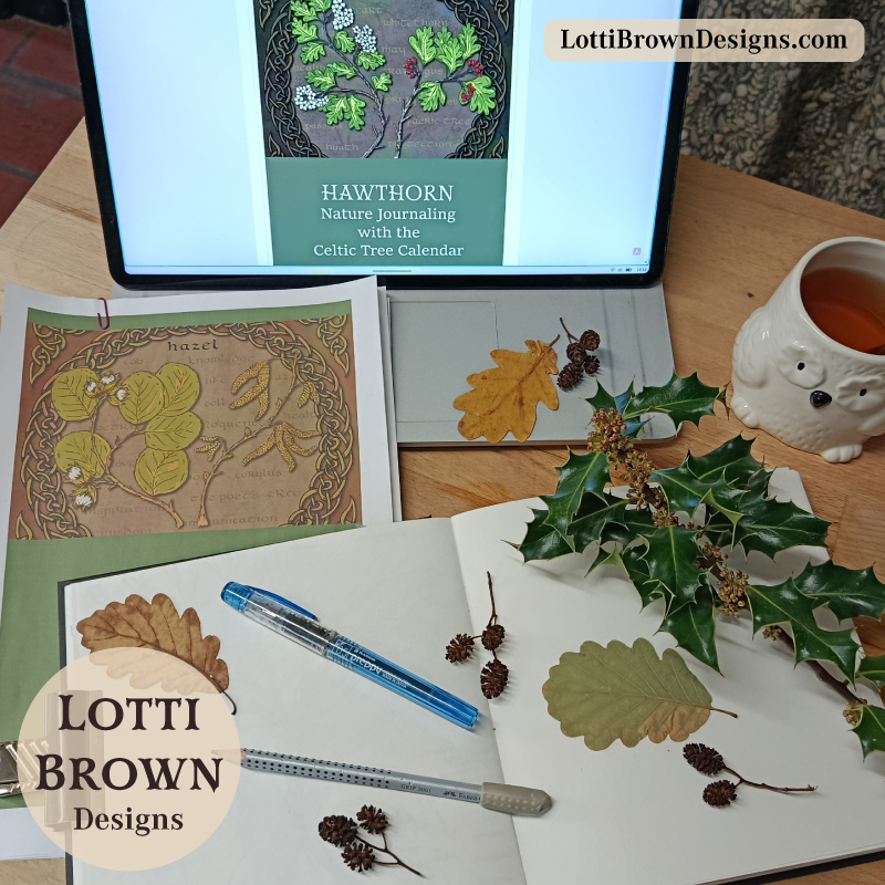Celtic trees journaling guides 03 Celtic trees journaling guides 03
