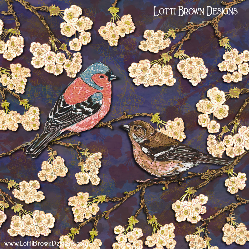 Lotti Brown's artworks and art stockists...