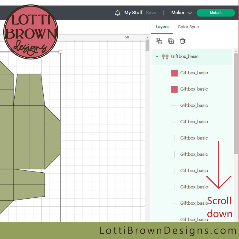 Take a moment to familiarise yourself with the parts of the template