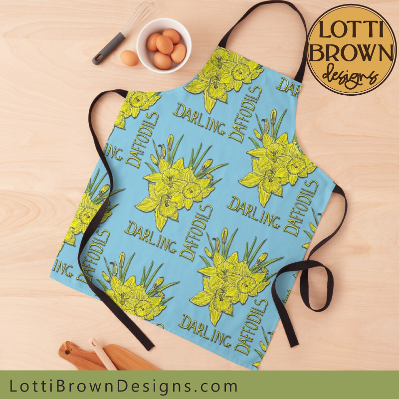 Daffodils apron
