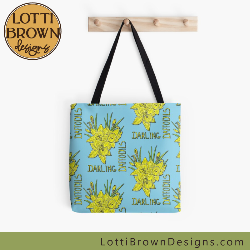 Daffodils tote bag