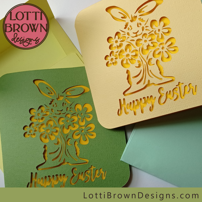 Easter card template