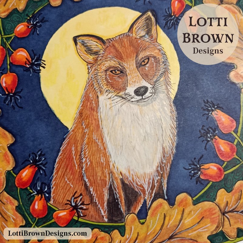 Fox drawing 02