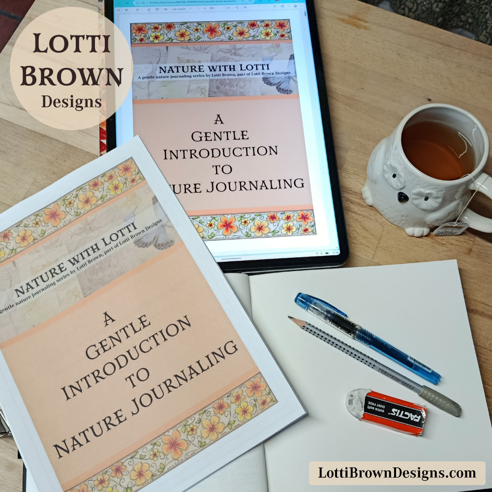 Introductory guide to nature journaling - PDF and digital