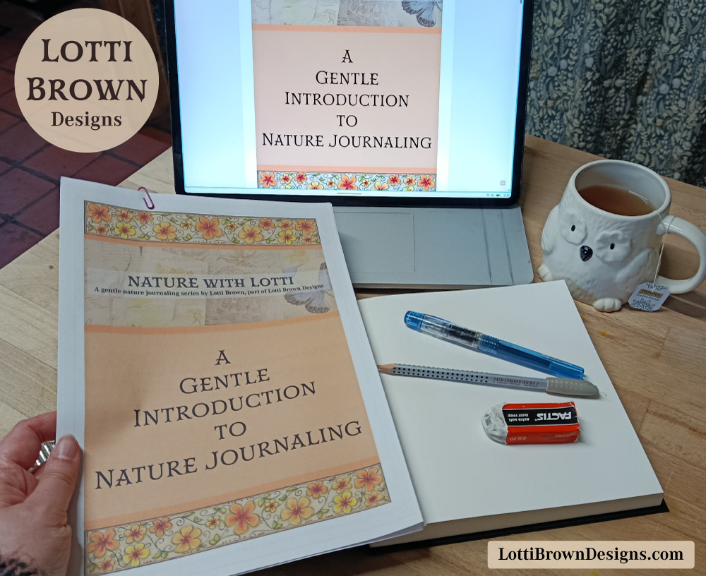 Introductory guide to nature journaling - PDF and digital