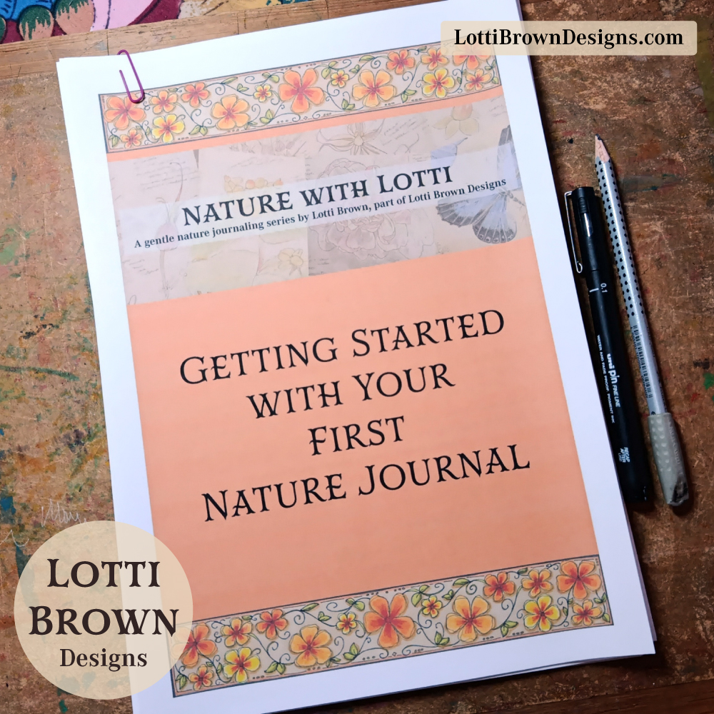 Getting Started with your First Nature Journal - free PDF guide