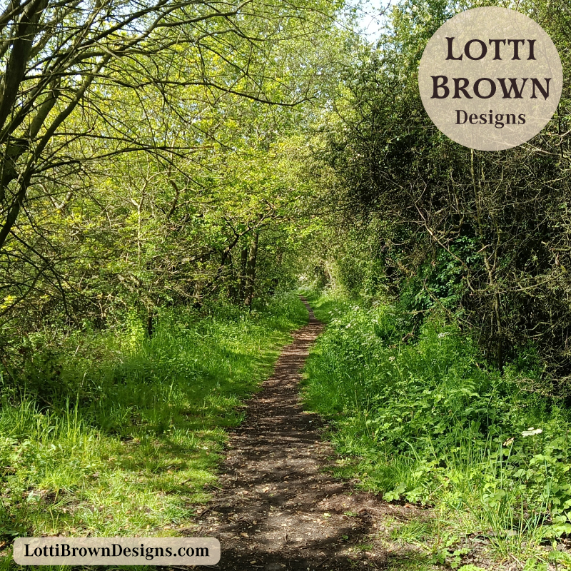 May green pathway in nature