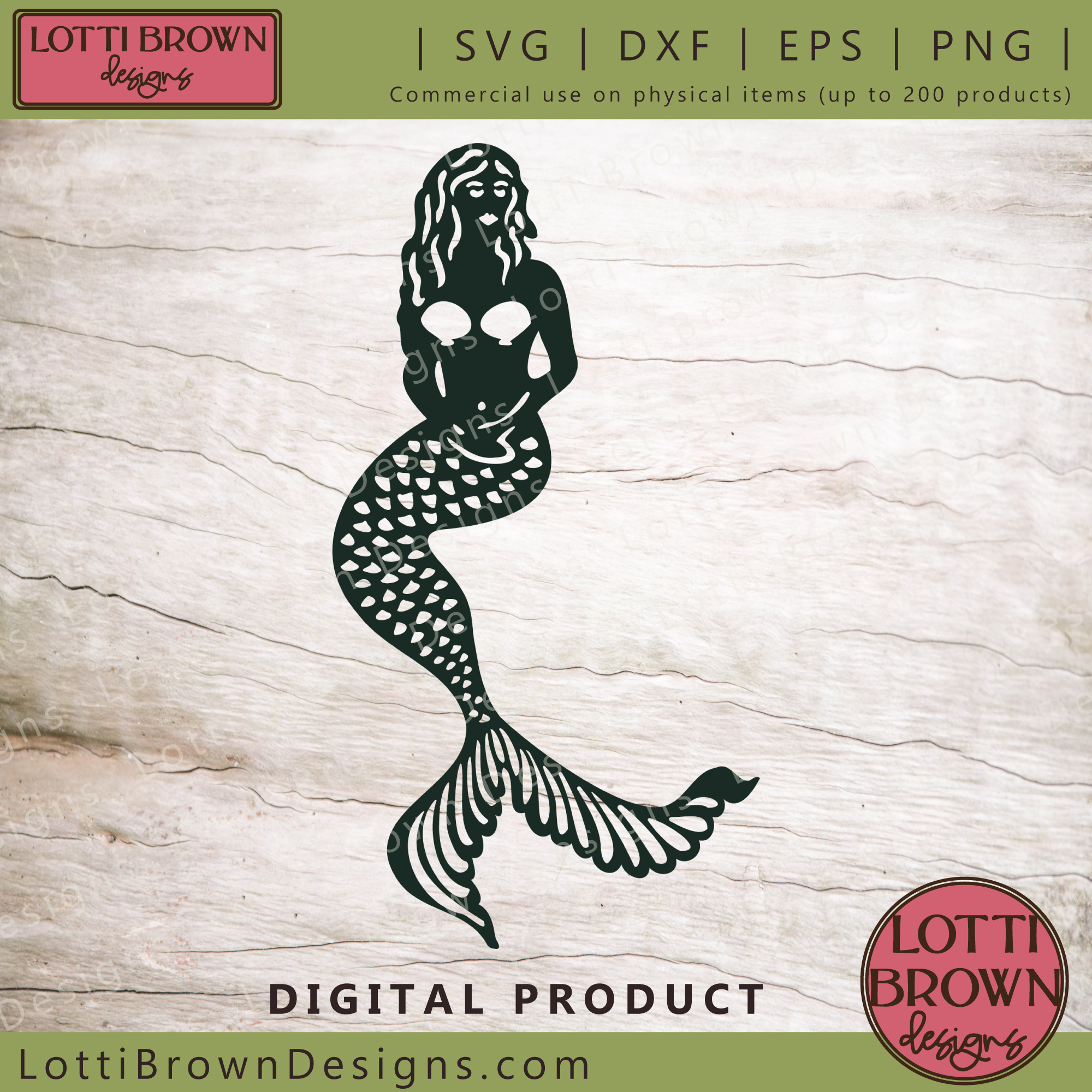 Mermaid SVG file