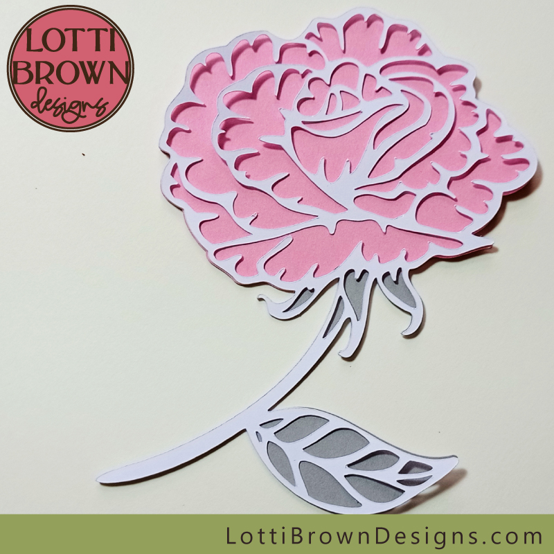 Papercut rose