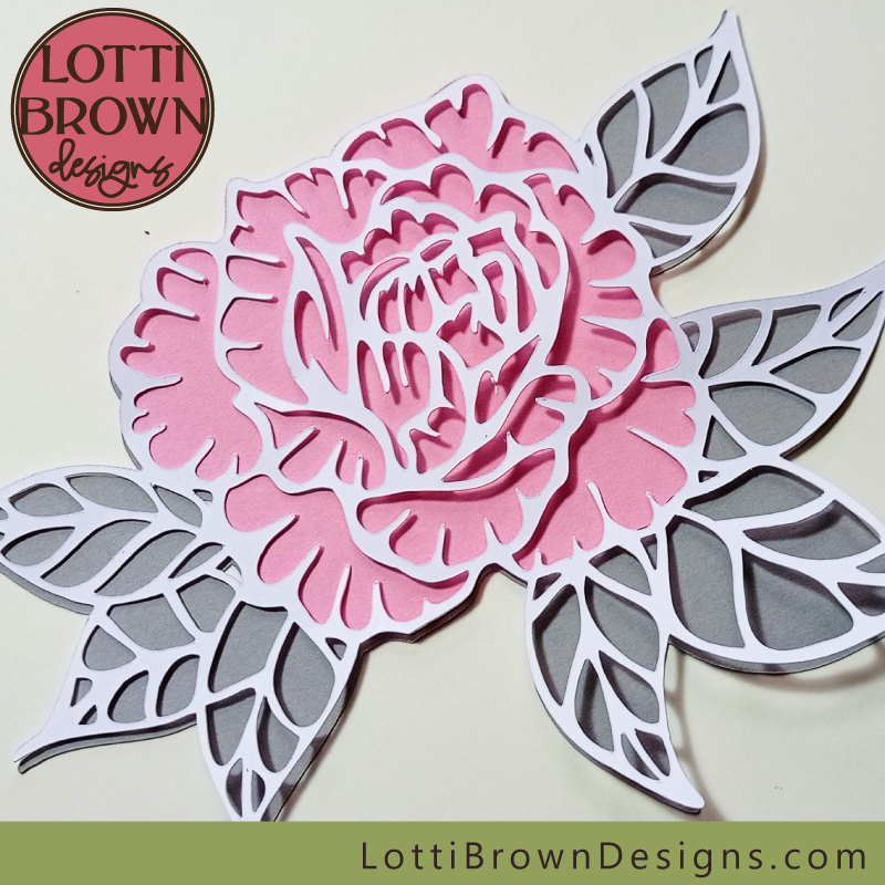 Papercut rose