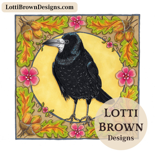 Rook art by Lotti Brown