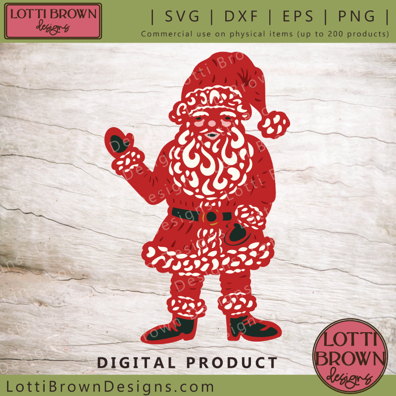 Santa Claus SVG file