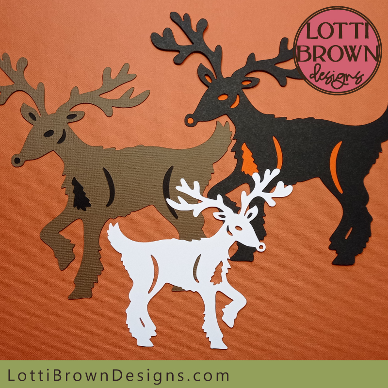 Christmas reindeer SVG file