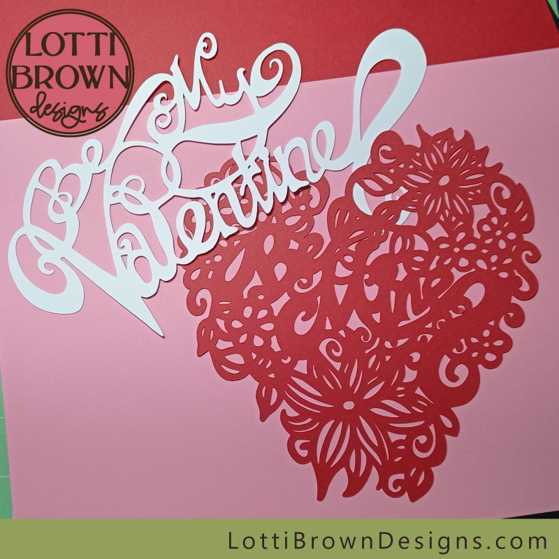 Valentines Day SVG papercuts